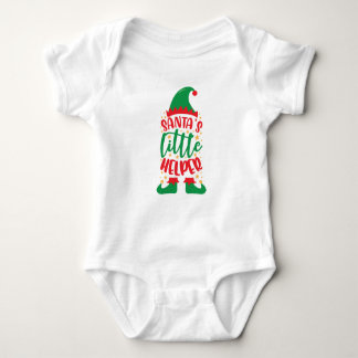 Body Para Bebé Santa's Little Helper