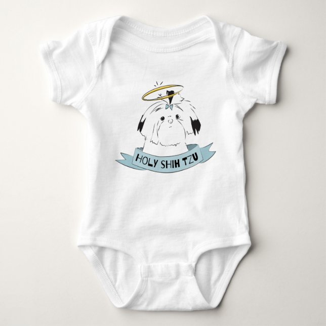 Body Para Bebé Santo Shih Tzu (Anverso)