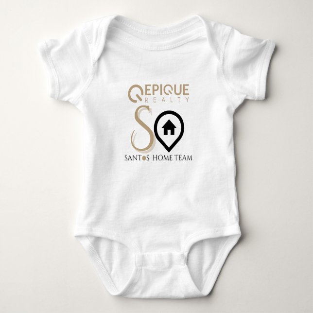 Body Para Bebé Santos x Epique Baby Bodysuit (Anverso)