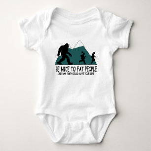 Body Para Bebé Sasquatch divertido