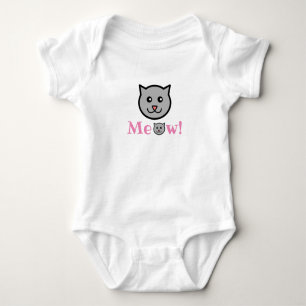 Body Para Bebé Sassy Cat Baby Bodysuit