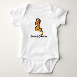 Body Para Bebé Saucy-Saurus: Encanto caprichoso del Dino