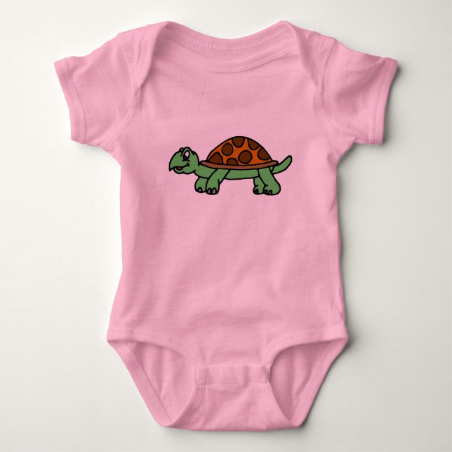 Body Para Bebé Schildkröte Lustig (Anverso)