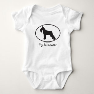 Body Para Bebé Schnauzer/Perro