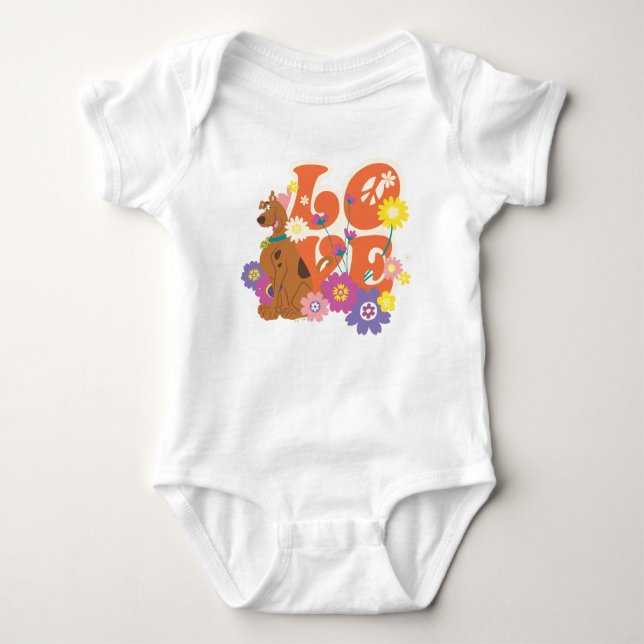 Body Para Bebé Scooby-Doo "Amor" (Anverso)