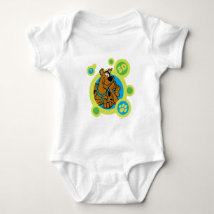 Body Para Bebé Scooby-Doo circunda la insignia del SD