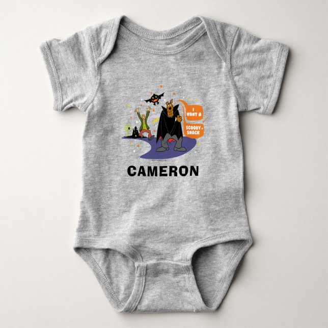 Body Para Bebé Scooby-Doo | Vant a Scooby Snack (Anverso)
