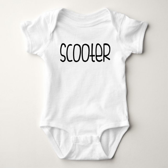 Body Para Bebé Scooter Baby Bodysuit (Anverso)