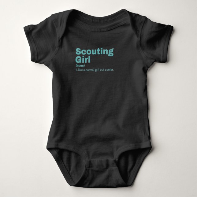 Body Para Bebé Scouting Girl - Scouting (Anverso)