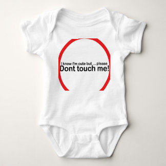 Body Para Bebé Sé que soy lindo pero que no me toco por favor