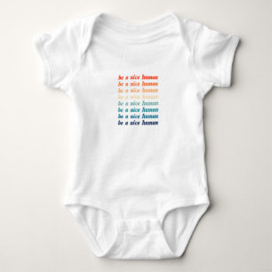 Body Para Bebé Sé un buen humano (en repetición)
