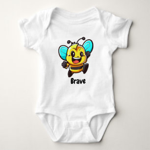 Body Para Bebé Sé valiente abeja