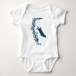 Body Para Bebé sea California marine otter forest kelp ocean