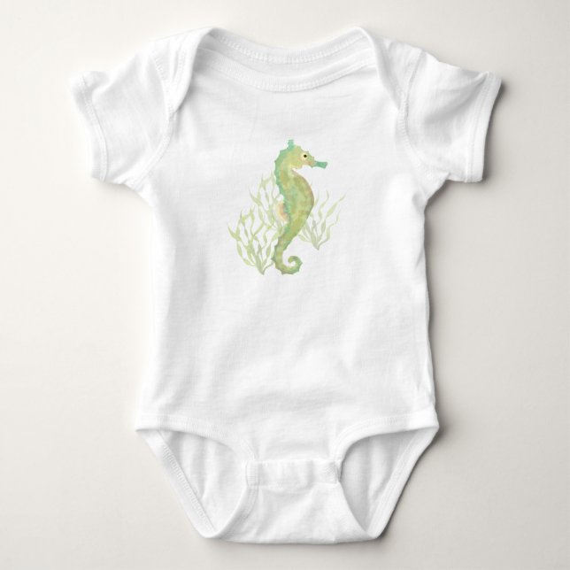 Body Para Bebé Seahorse Baby Bodysuit (Anverso)