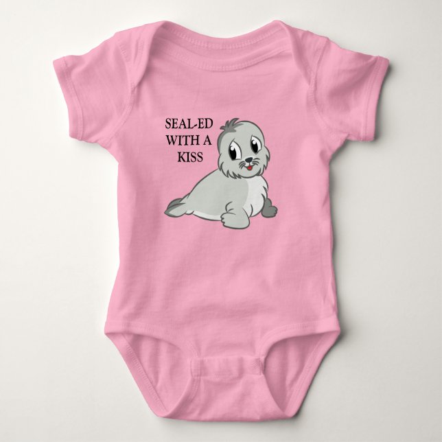 Body Para Bebé Seal-ed T-Shirt Baby Bodysuit (Anverso)