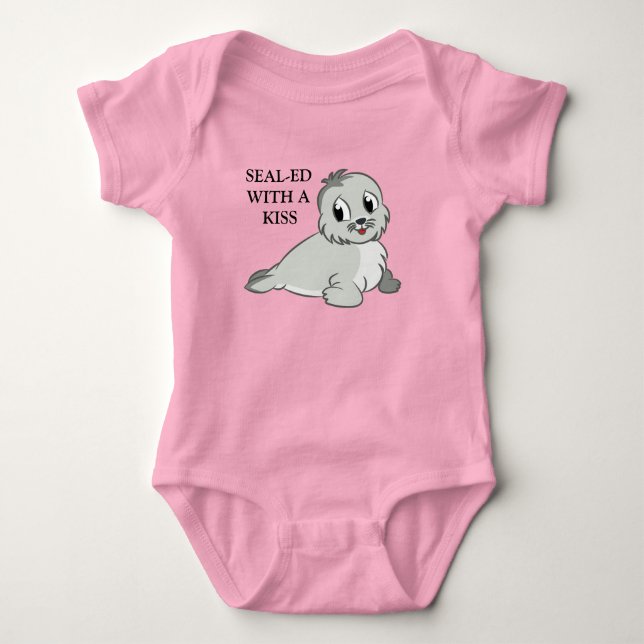 Body Para Bebé Seal-ed T-Shirt Baby Bodysuit (Anverso)