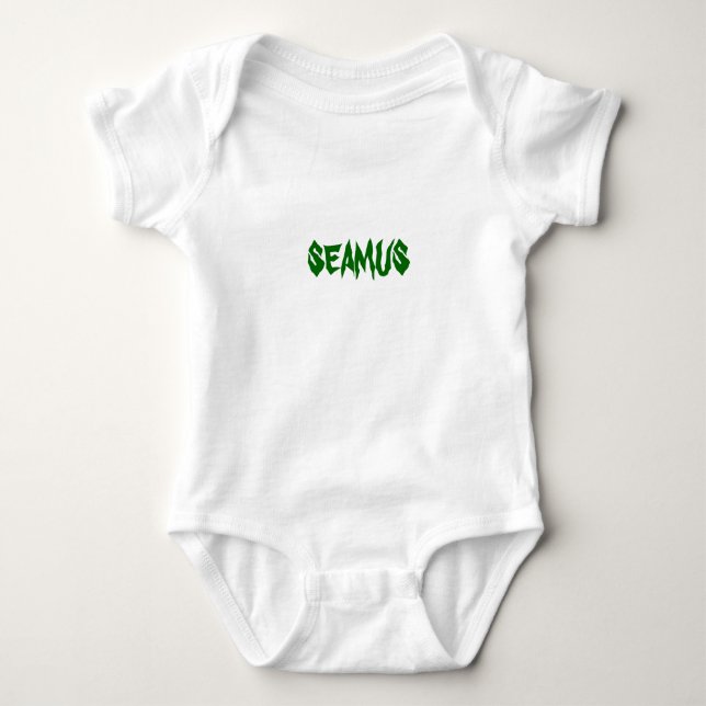 Body Para Bebé Seamus, ropa del bebé del bebé (Anverso)