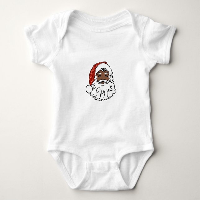 Body Para Bebé secuela el negro santa claus (Anverso)