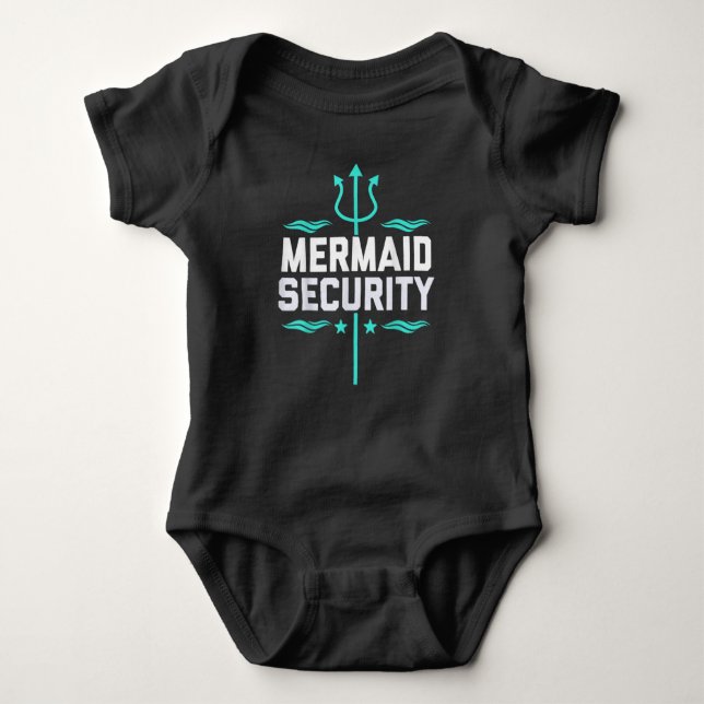 Body Para Bebé Seguridad de Mermaid (Anverso)