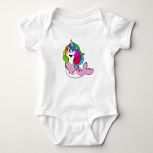 Body Para Bebé Sello como unicornio