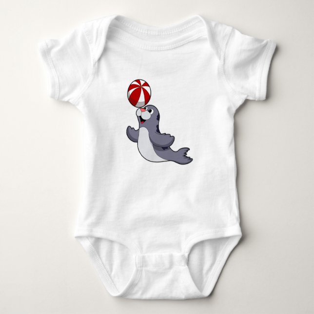 Body Para Bebé Sello con barra de agua (Anverso)