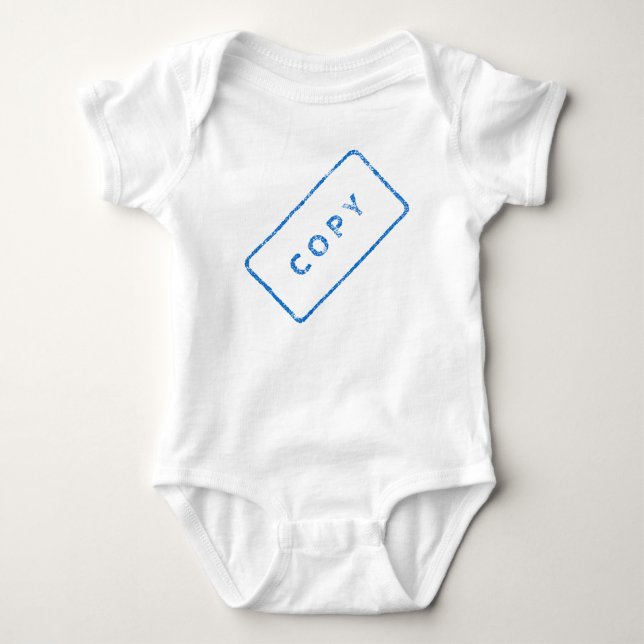Body Para Bebé Sello "Copy" Baby Bodysuit (Anverso)
