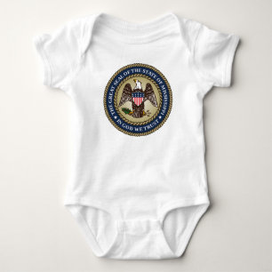 Body Para Bebé Sello de Misisipi (Estado de los Estados Unidos)