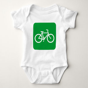 Body Para Bebé Señal de Bicicleta - Verde Césped
