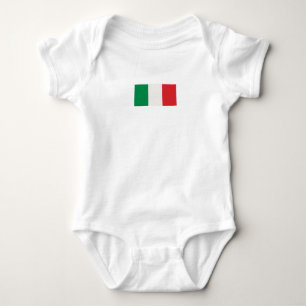 Body Para Bebé Sencilla vestimenta moderna italiana de bandera na