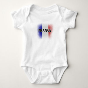 Body Para Bebé Sencillo amor moderno Francia Bandera Paris Souven