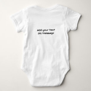 Body Para Bebé Sencillo y elegante logo personalizado aquí compañ