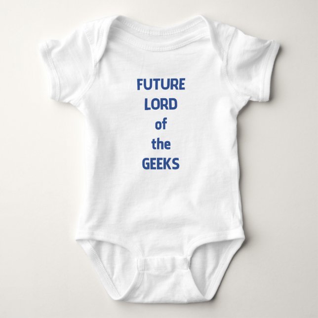 Body Para Bebé Señor futuro Of The Geeks (Anverso)