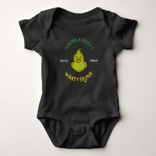 Body Para Bebé Señor Grinch Eres un Zorrillo Asqueroso