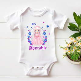 Body Para Bebé Señorita adorable