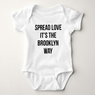 Body Para Bebé Separe el amor que es la manera de Brooklyn