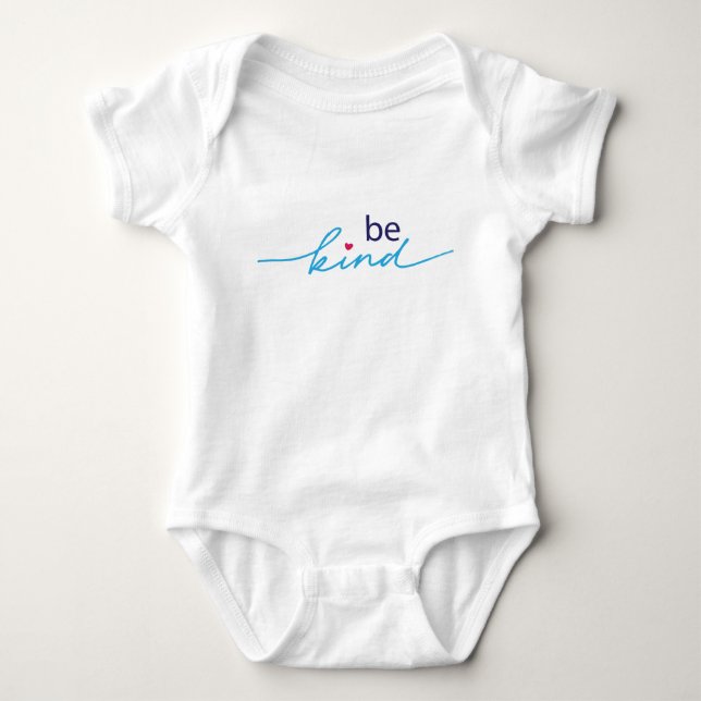 Body Para Bebé Ser amable con el corazón (Anverso)