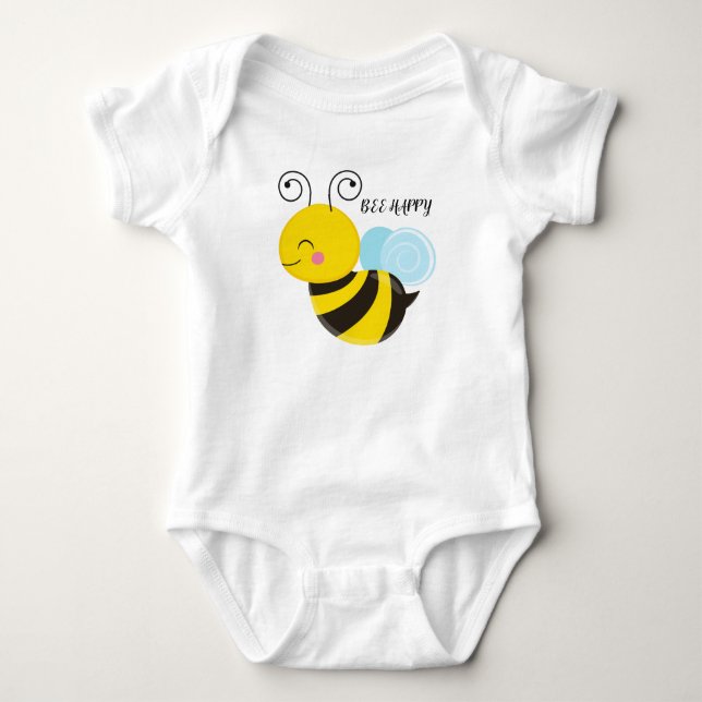 Body Para Bebé ser feliz (Anverso)