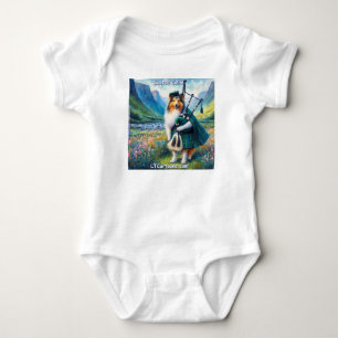 Body Para Bebé Serenata de Collie Escocés – Gaitas y Caprichos de