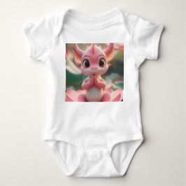 Body Para Bebé Serene Dragon en Lotus - Baby Bodysuit