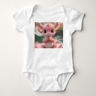 Body Para Bebé Serene Dragon en Lotus - Baby Bodysuit