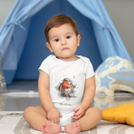 Body Para Bebé Serene Robin, personalizado