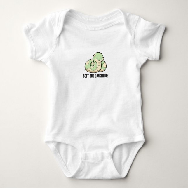 Body Para Bebé Serpiente Regordeta Kawaii (Anverso)