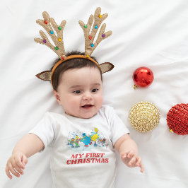 Body Para Bebé Sesame Street | Ice Skating Friends 1st Christmas