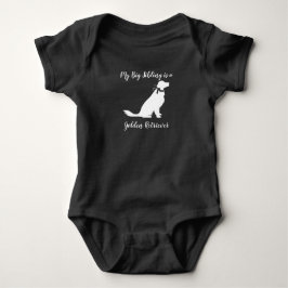 Body Para Bebé Sexo neutral de Baby Shower para perro con un perr