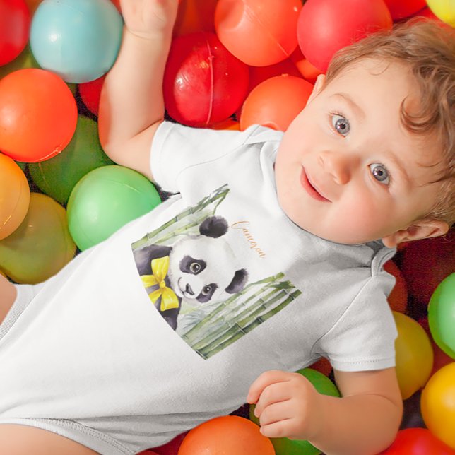 Body Para Bebé Sexo neutro de la panda del bebé (Subido por el creador)