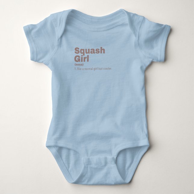 Body Para Bebé sh Girl - Squash (Anverso)