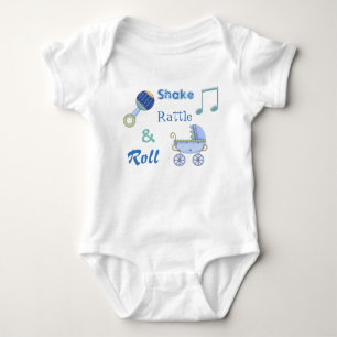 Body Para Bebé Shake Rattle y Roll Baby Boy's Bodysuit