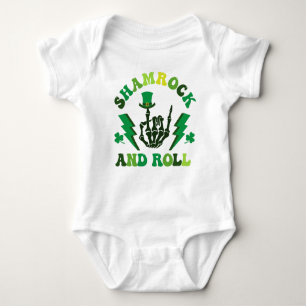 Body Para Bebé Sham Rock y Roll St Patrick's Day