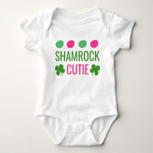 Body Para Bebé Shamrock Cutie // Cute St Patrick's Day