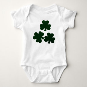 Body Para Bebé Shamrock verde oscuro